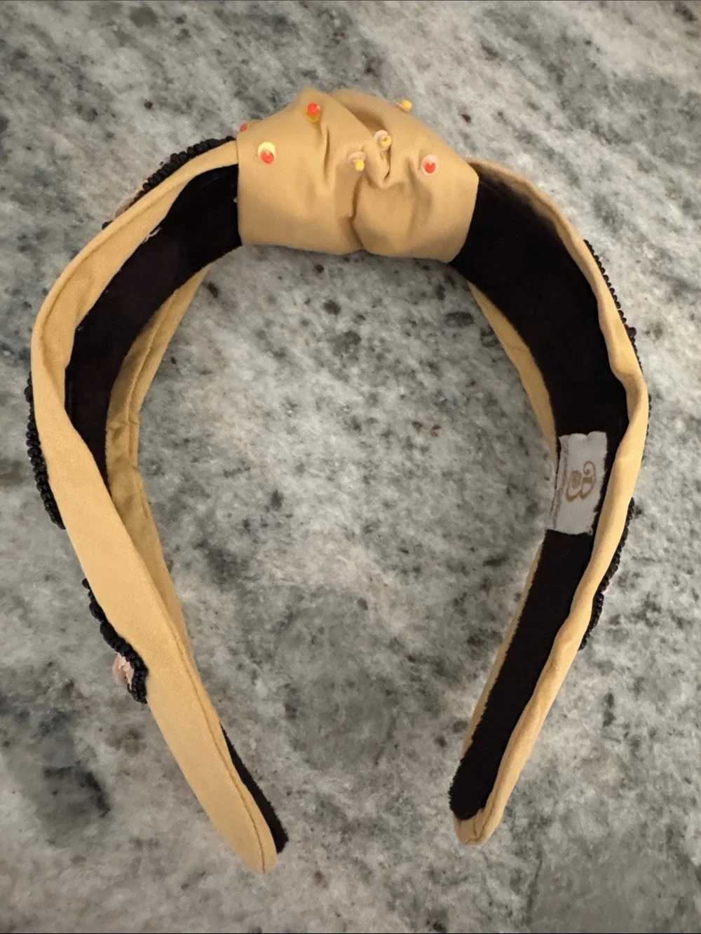 Brooke Shade Monarch Butterfly beaded headband NWOT